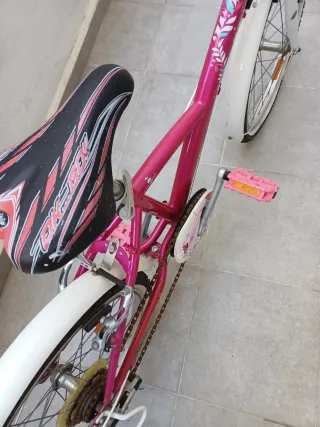 Bicicleta infantil rosa