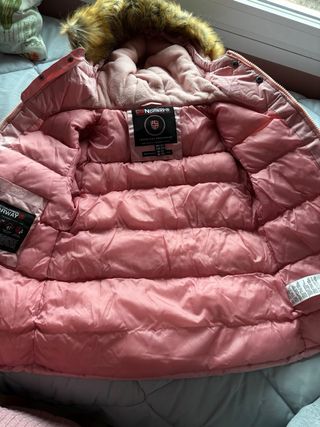 Chaqueta Geographical Norway rosa NUEVA-12 años