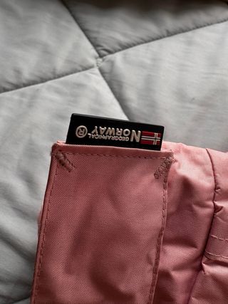 Chaqueta Geographical Norway rosa NUEVA-12 años