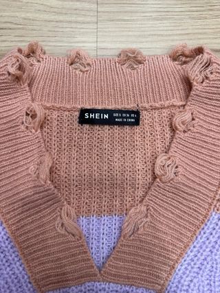 Jersey Shein Talla Única Colores Pastel