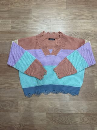 Jersey Shein Talla Única Colores Pastel