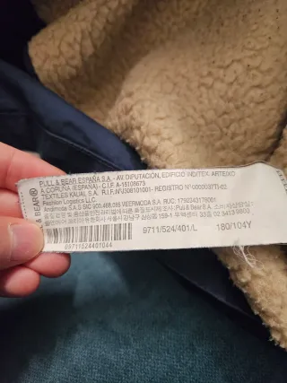 Parka Pull&Bear con interno removibile L