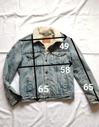 Chaqueta vaquera Levis con forro borrego M