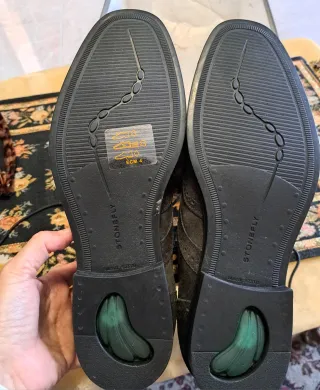 Scarpe Derby scamosciate uomo taglia 41