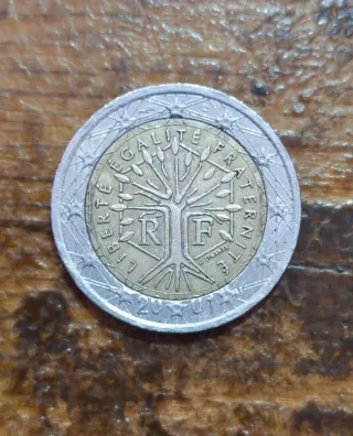 Moneda 2€ Francia Árbol de la Vida RF