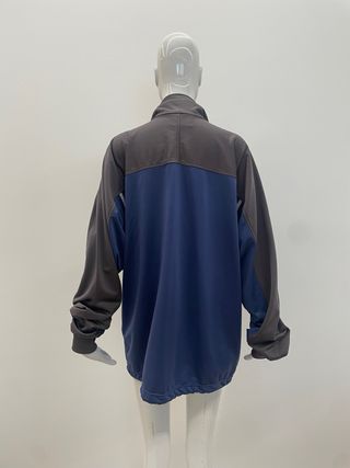 Chaqueta Kappa Talla XL Azul y Gris Vintage