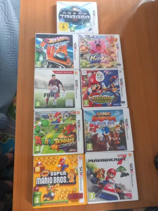 Nintendo 3DS XL + Juegos + Cargador