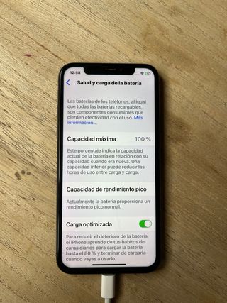 iPhone X Batería 100%