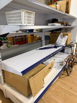 Estanterías góndola metalica muchas unidades