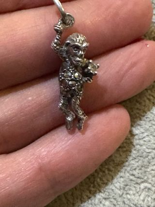 Pendente Macaco com Marcassites