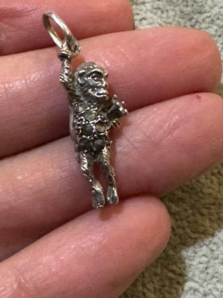 Pendente Macaco com Marcassites
