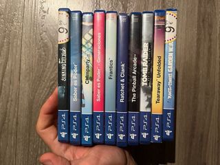 PS4 Slim 1TB Negra y Roja y 10 juegos