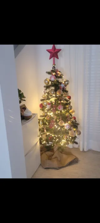 Árbol de Navidad 1.50m de ikea, SE VENDE S/ADORNOS