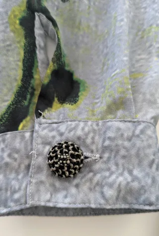 Vestido Desigual estampado ave y flores Talla L