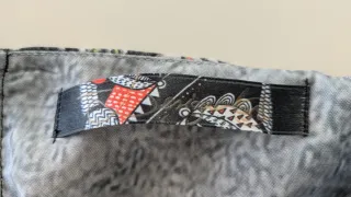 Vestido Desigual estampado ave y flores Talla L