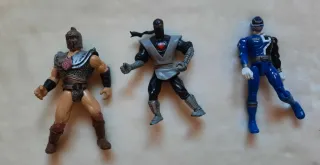 Figuras de acción: Power Ranger, Thor, Red Ranger