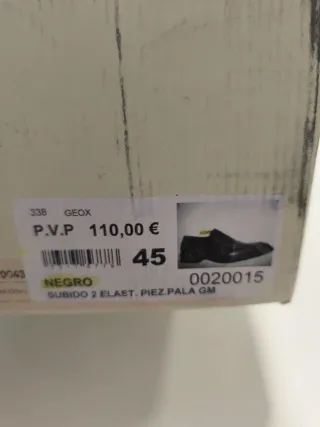 Zapatos Geox Negros Hombre