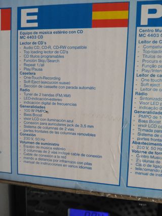 Cadena de Música AEG MC4403