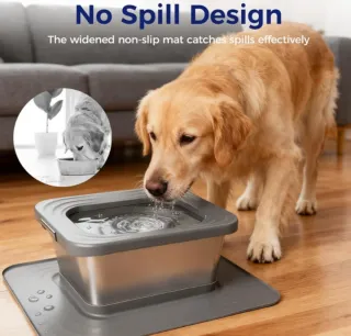 Bebedero Antigoteo Bostar Acero 10L Perro