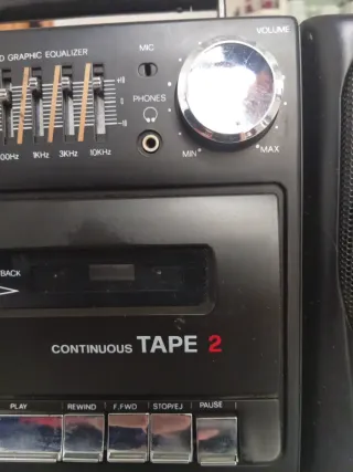 Radiocasete Vintage ELEKTA EC-370 Doble Cassette