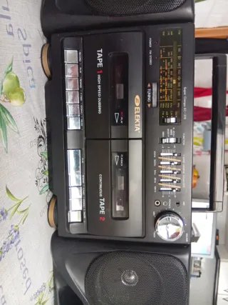 Radiocasete Vintage ELEKTA EC-370 Doble Cassette