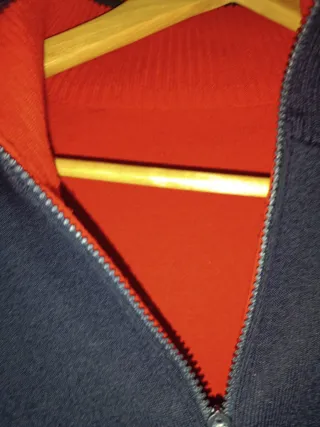 Jersey Polar Paul Shark azul oscuro/Rojo Doblefaz