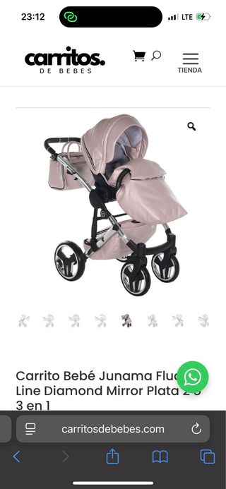 Silla de paseo Junama 2 en 1