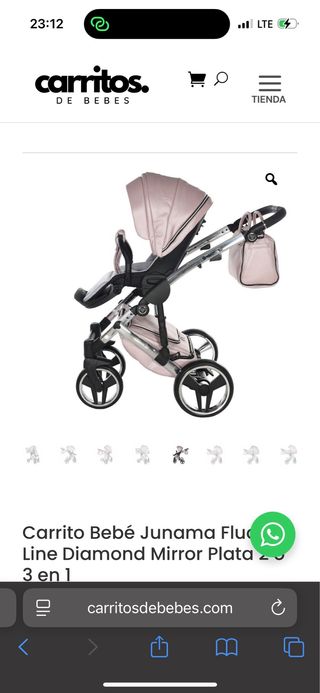 Silla de paseo Junama 2 en 1