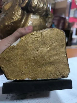 Busto Ramón y Cajal firmado