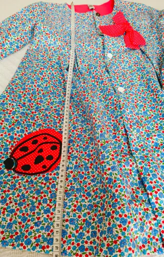 2 Batas maestra manga larga y pichi tirantes