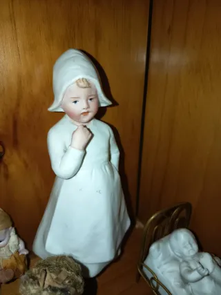 Lote de muñecas de porcelana antiguas