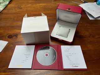 Scatola Cartier bianca completa