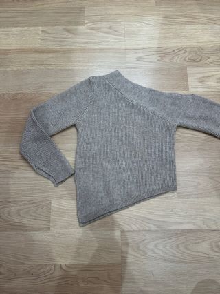 Jersey asimétrico Shein beige