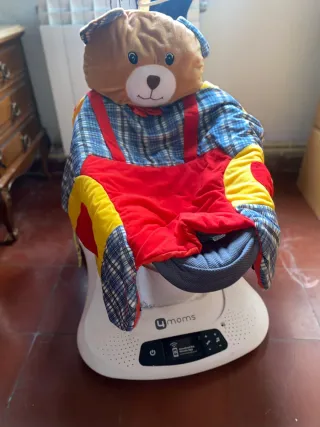 Balancín eléctrico 4moms gris y blanco