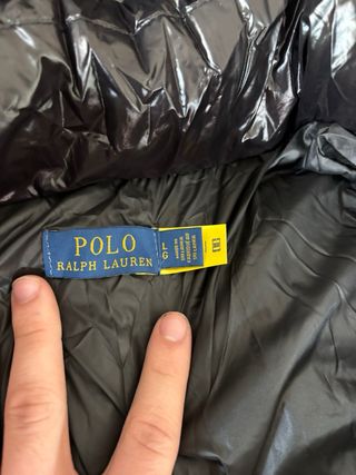 Chaquetón Polo Ralph Lauren Negra Brillante