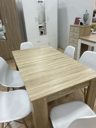 Mesa extensible de comedor madera NUEVA