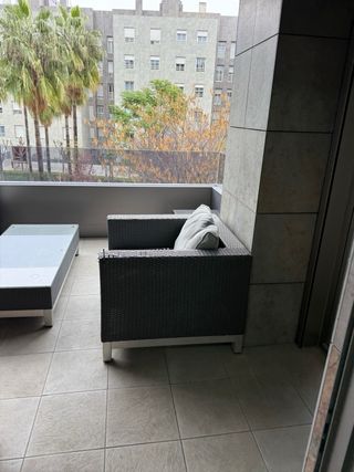 Conjunto Muebles Terraza Ratán y Cristal