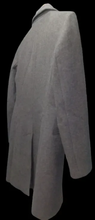 Casaco Sobretudo Cinza Homem