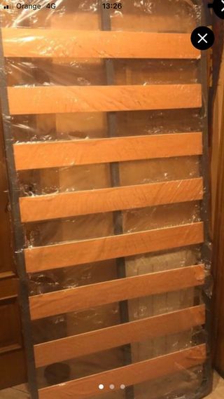 conjunto colchón Viscoelastico y somier con patas