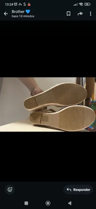 Zapatos de cuña beige para chica NUEVOS
