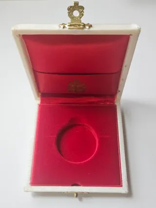 3 estuches originales para monedas de plata