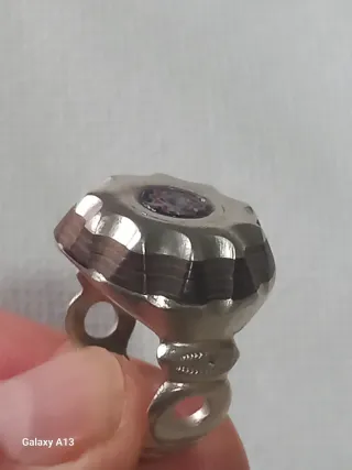Anello Tuareg Argento Ebano 19.4 mm