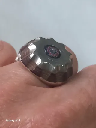 Anello Tuareg Argento Ebano 19.4 mm