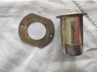 Cerradura de bombeo sobreponer, 2 llaves y escudo