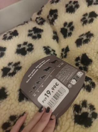 Cama acolchada para perro