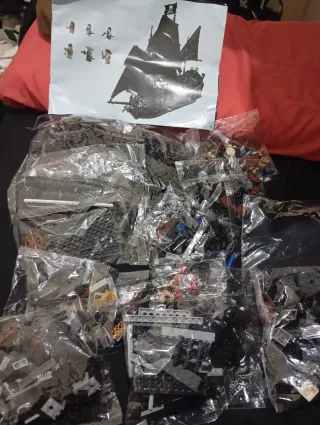 Lego Barco Pirata con Figuras  compatible con leg