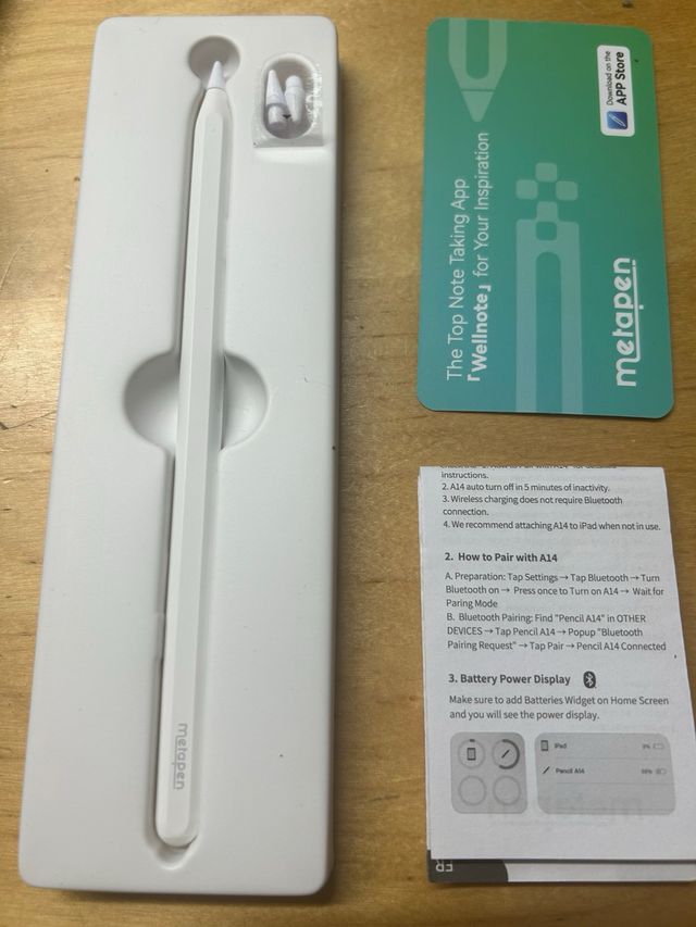Lápiz para iPad 12.9 Carga Magnética Metapen A14