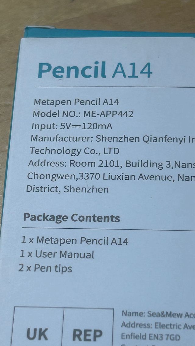 Lápiz para iPad 12.9 Carga Magnética Metapen A14