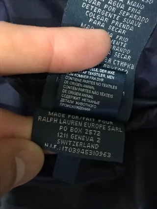 Polo Ralph Lauren Giubbotto Uomo Tg. S