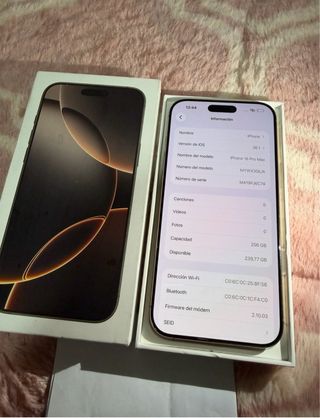 iPhone16 Pro Max 256GB “FACTURA”